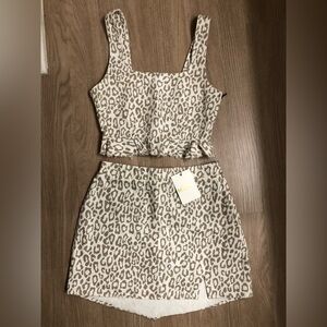 Show Me Your MuMu 2 Piece Set Top and Skirt